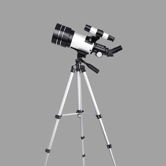Télescope Astronomique 333x Blanc pour Observation Lunaire